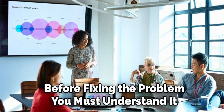 Before Fixing the Problem
You Must Understand It
