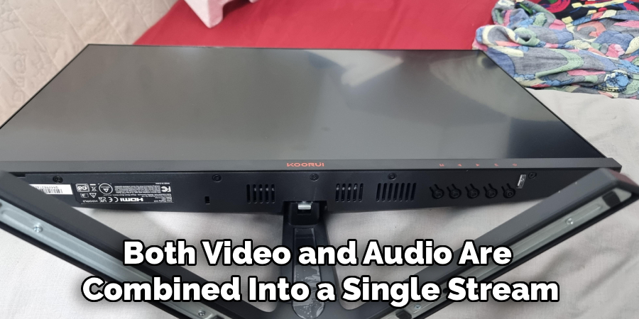 Both Video and Audio Are 
Combined Into a Single Stream