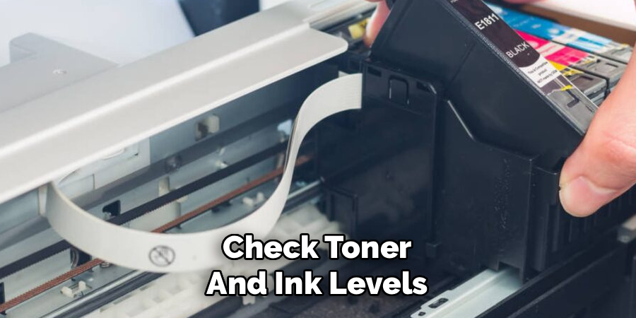 Check Toner and Ink Levels