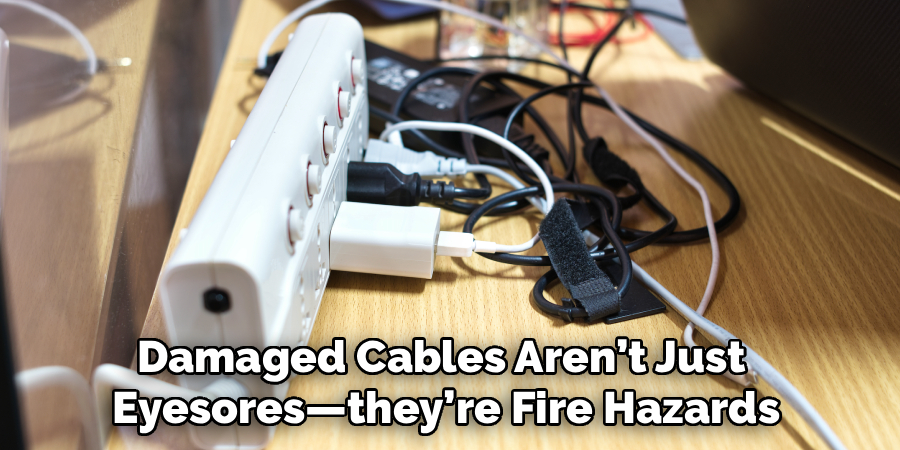 Damaged Cables Aren’t Just 
Eyesores—they’re Fire Hazards