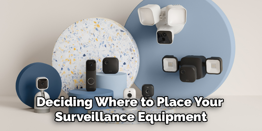 Deciding Where to Place Your 
Surveillance Equipment