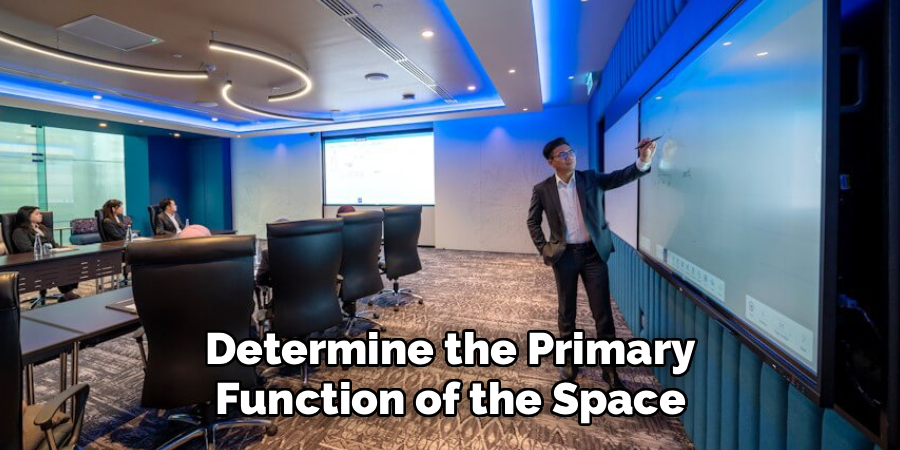 Determine the Primary
Function of the Space