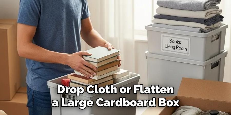 Drop Cloth or Flatten a Large Cardboard Box