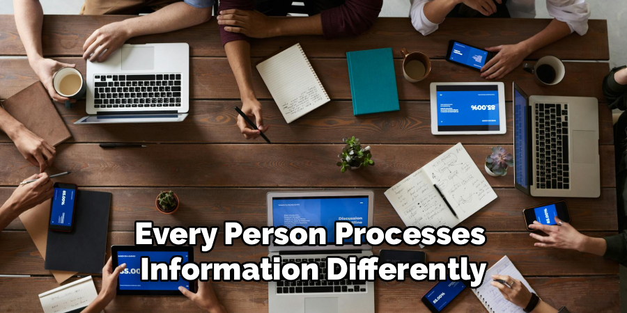Every Person Processes
Information Differently