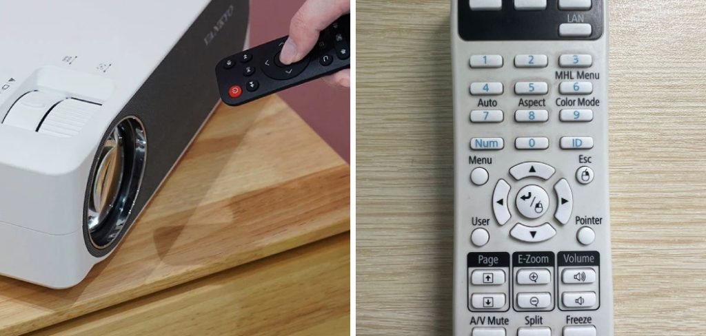 How to Use Projector Remote