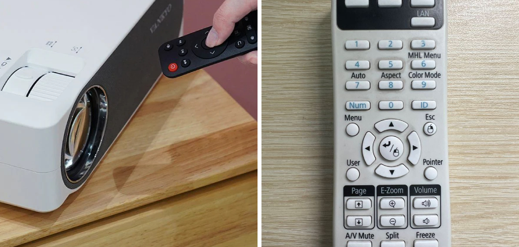 How to Use Projector Remote