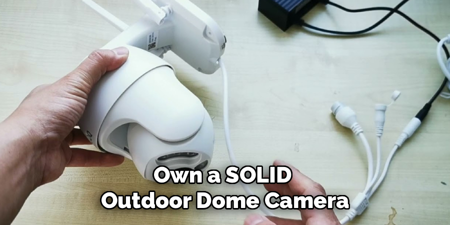Own a SOLID 
Outdoor Dome Camera