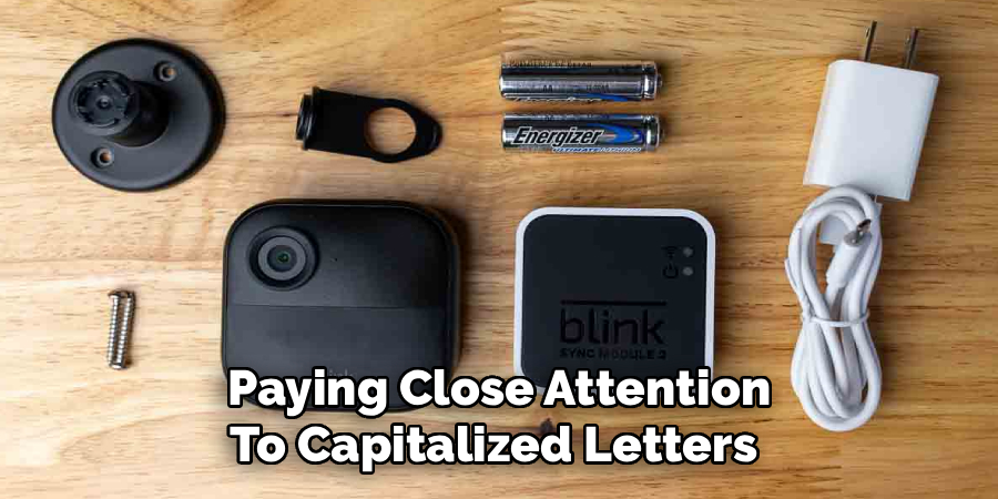 Paying Close Attention
To Capitalized Letters 