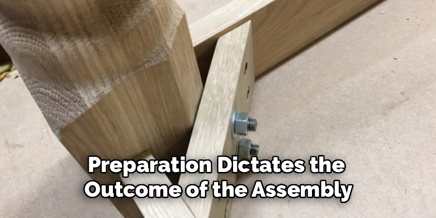 Preparation Dictates the 
Outcome of the Assembly