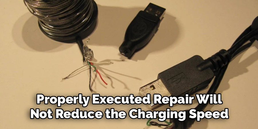 Properly Executed Repair Will
Not Reduce the Charging Speed