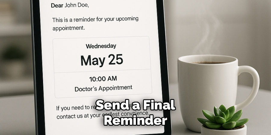 Send a Final Reminder
