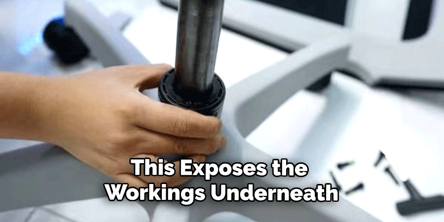 This Exposes the 
Workings Underneath