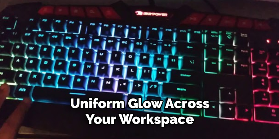  Uniform Glow Across 
Your Workspace