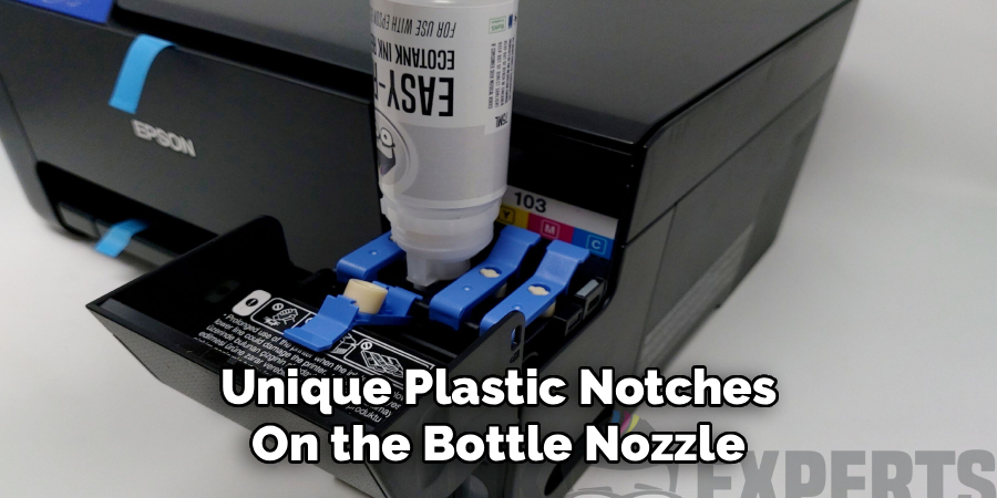 Unique Plastic Notches
On the Bottle Nozzle